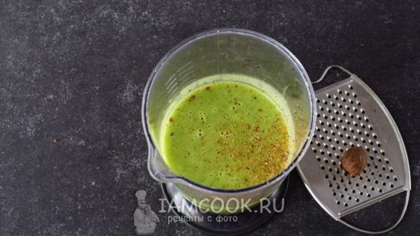 суп-пюре из брокколи со сливками