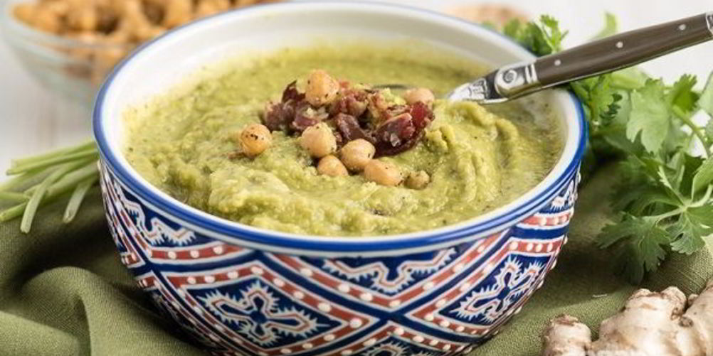 Рецепт супа-пюре из горошка и нута