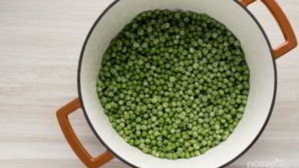 суп-пюре из горошка и нута