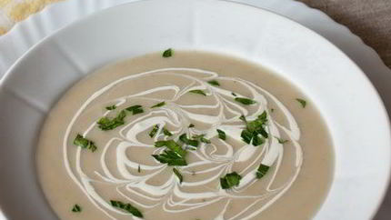 Суп-пюре из картофеля и порея