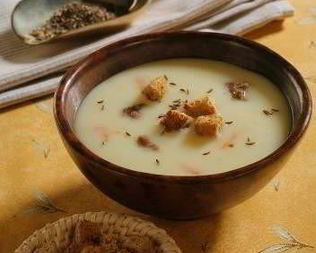 Суп-пюре из картофеля с тмином