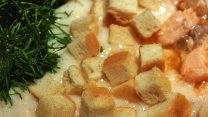 Суп-пюре из лосося