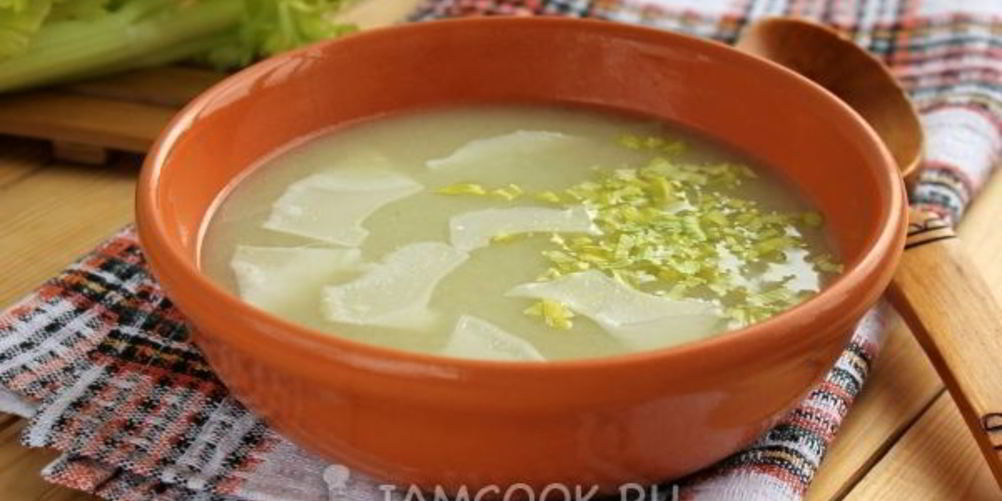 Рецепт супа-пюре из сельдерея