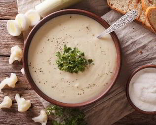 Суп-пюре из цветной капусты