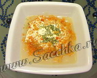 Суп-пюре овощной