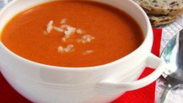 томатный суп пюре с рисом