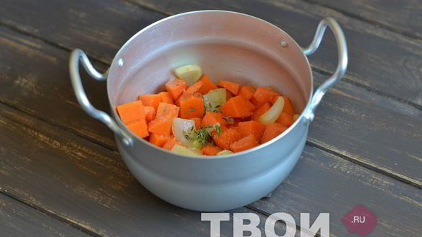 тыквенно-морковный суп-пюре