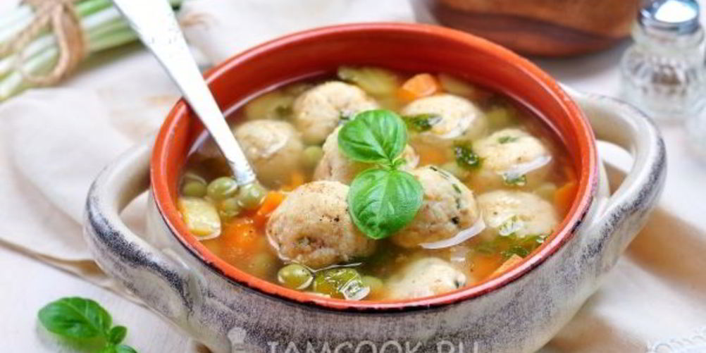 Рецепт супа с рыбными фрикадельками