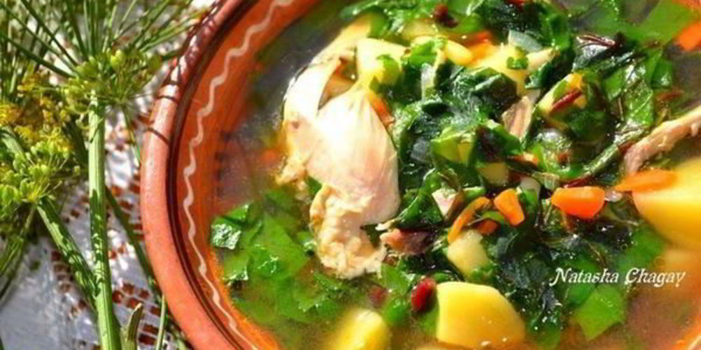 Рецепт супа со свекольной ботвой