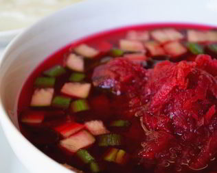 Холодный свекольник