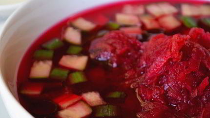 Холодный свекольник