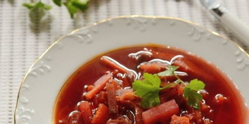 Рецепт свекольника постного