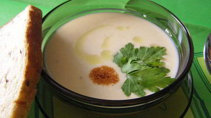 Мягкий сырный суп-пюре
