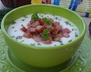 Рисово-сырный суп-пюре