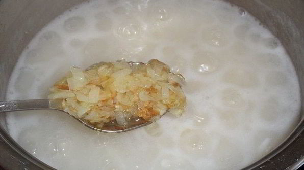 рисово-сырный суп-пюре