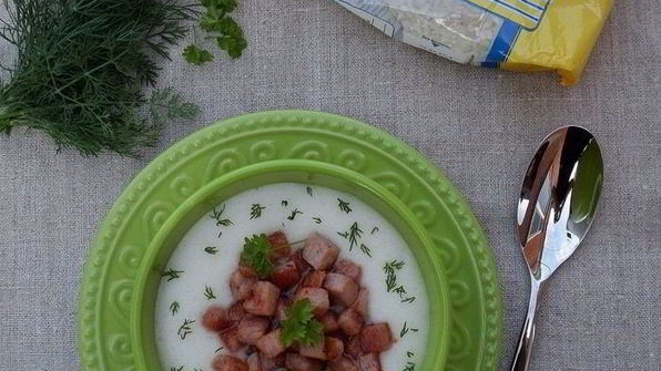 рисово-сырный суп-пюре