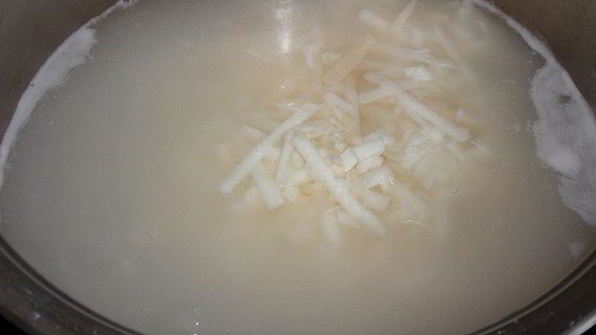 рисово-сырный суп-пюре