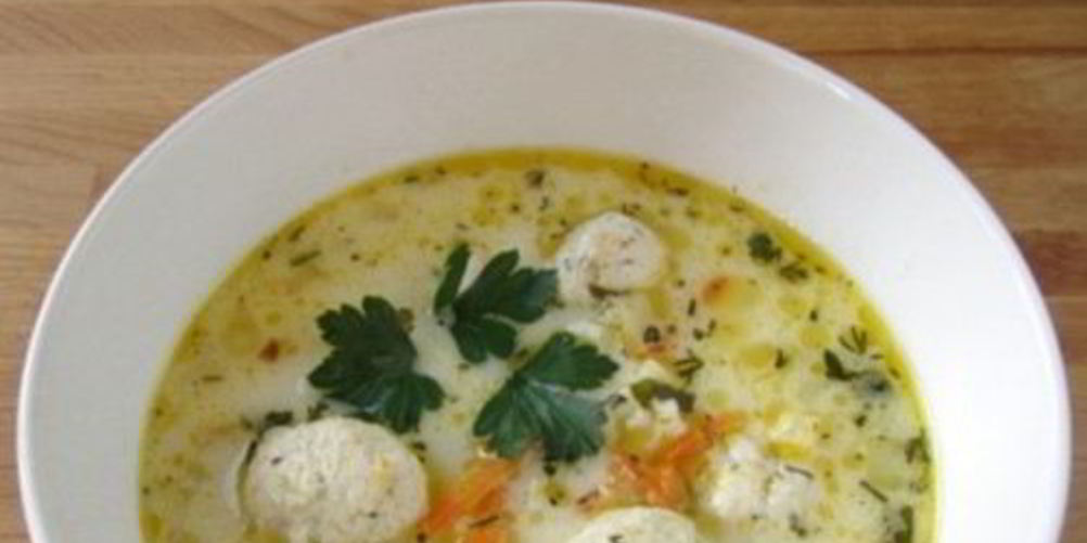 Рецепт супа сырного с фрикадельками по-французски