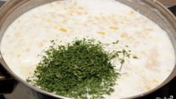 сырно-кукурузный суп