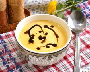 Сырный крем-суп с тыквой