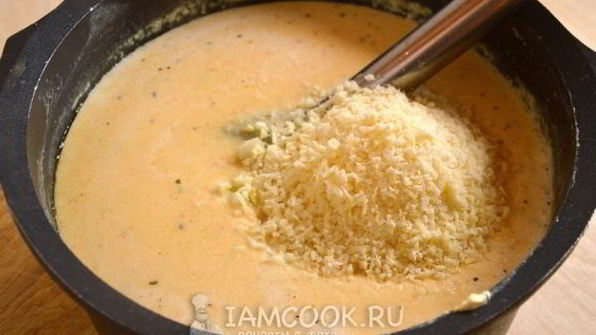 сырный крем-суп с тыквой