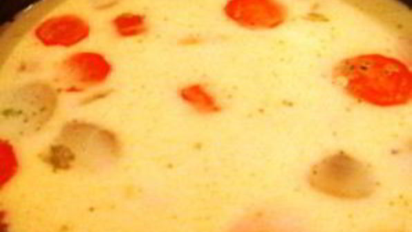 сырный суп без мяса