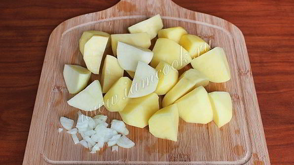 сырный суп пюре с креветками