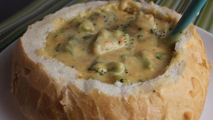 Сырный суп с брокколи