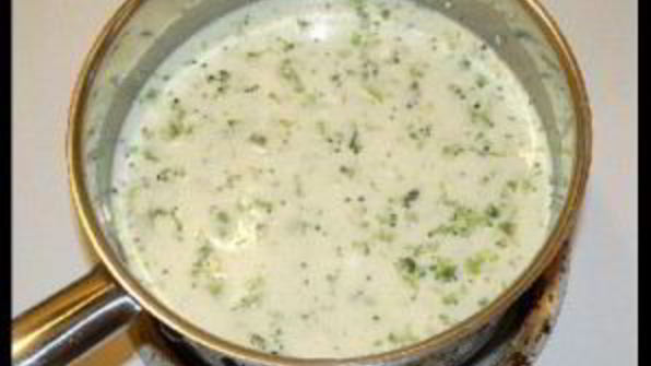 сырный суп с брокколи