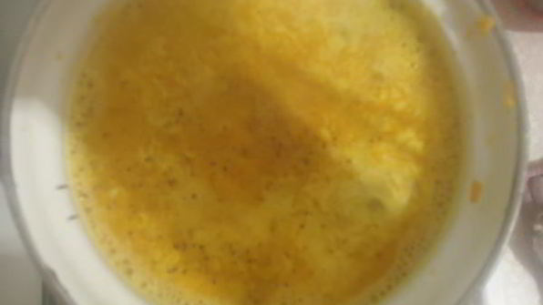 сырный суп с горошком