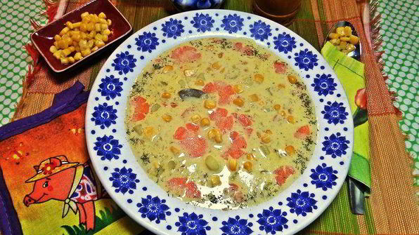 сырный суп с гречневыми хлопьями