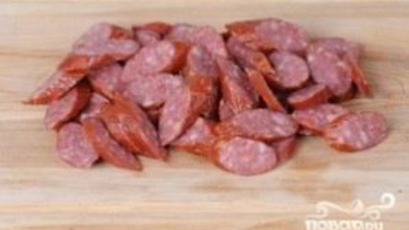 сырный суп с копченостями