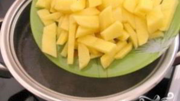 сырный суп с копченостями