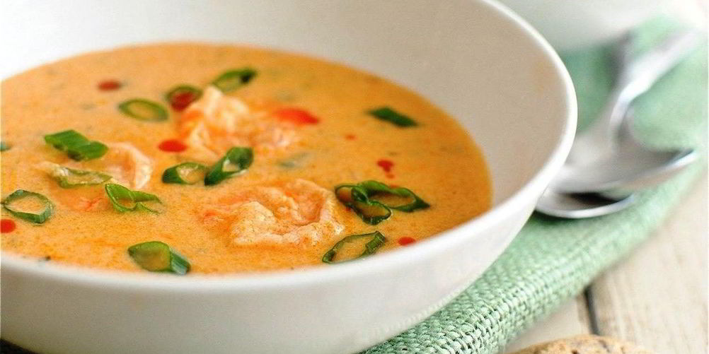 Рецепт сырного супа с креветками