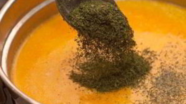 сырный суп с креветками