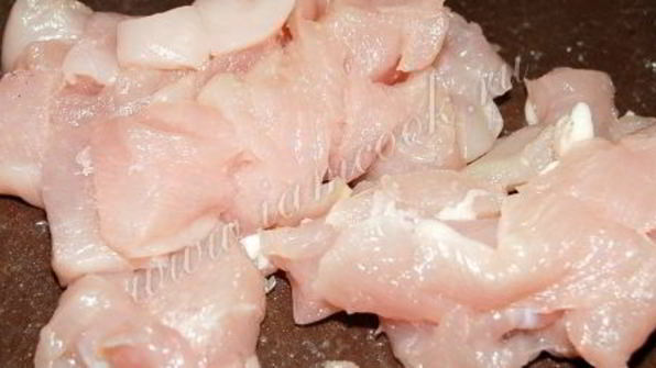 сырный суп с куриной грудкой