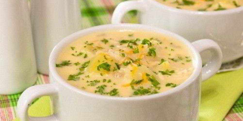 Рецепт сырного супа с курицея и грибами