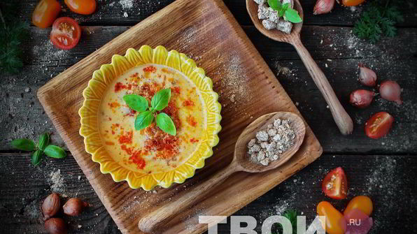 сырный суп с курицей