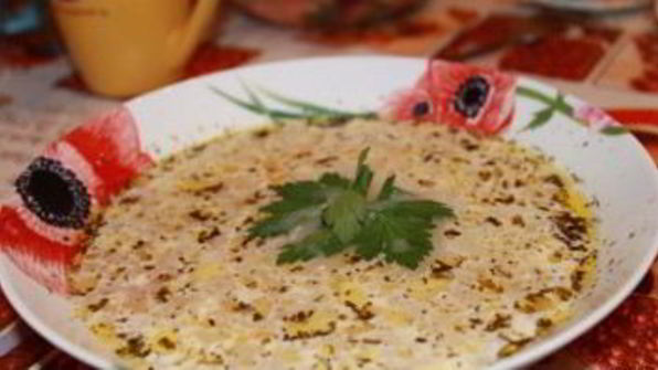 сырный суп с ребрышками