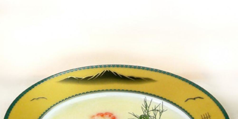 Рецепт сырного супа с шафраном