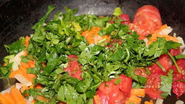 сырный супчик с тыквенными клецками