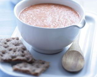 Томатный суп с базиликом