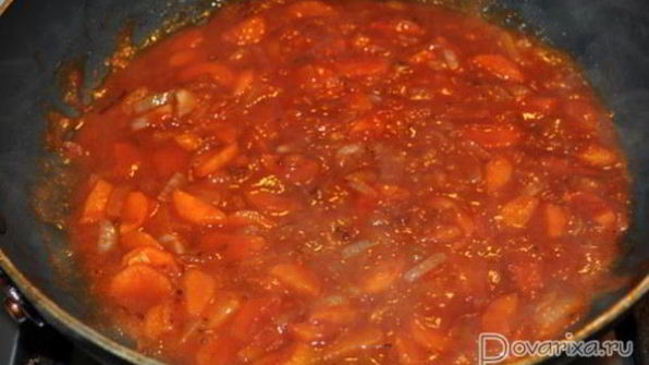 томатный суп с фасолью