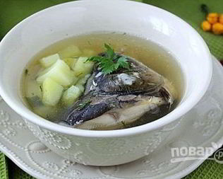 Уха из головы карпа