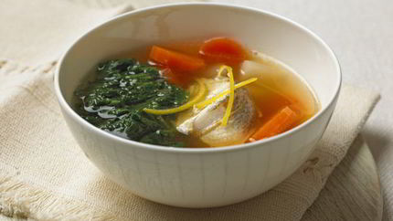 Уха из головы семги