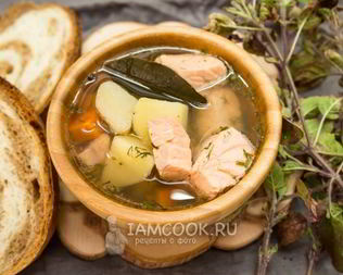 Уха из семги