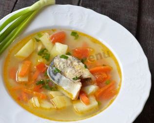 Уха из скумбрии свежемороженой