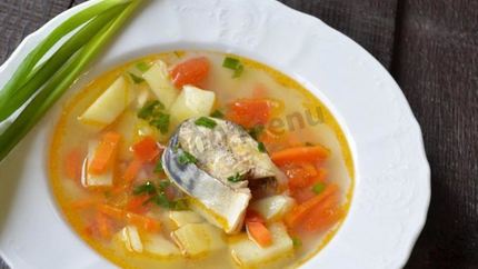 Уха из скумбрии свежемороженой