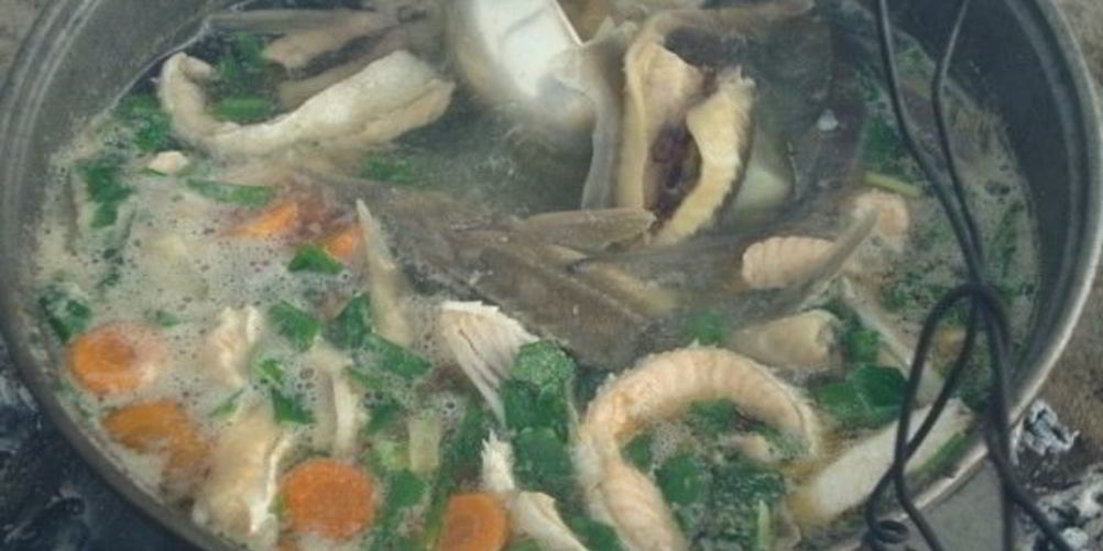 Рецепт ухи из стерляди и семги