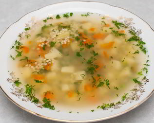 Уха классическая с пшеном